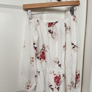 Floral Long Sleeve Romper